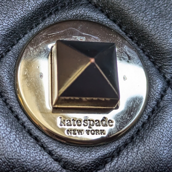 Kate Spade Natalia Black Flap Shoulder Bag. - Picture 8 of 16